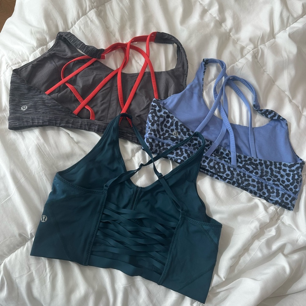 BUNDLE lululemon sports bras large/xl 12/14